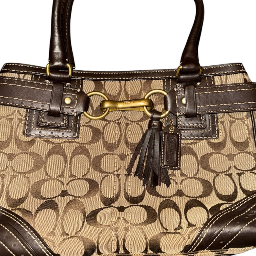 Coach Legacy Signature Horsebit Shoulder Bag - Picture 5 of 11
